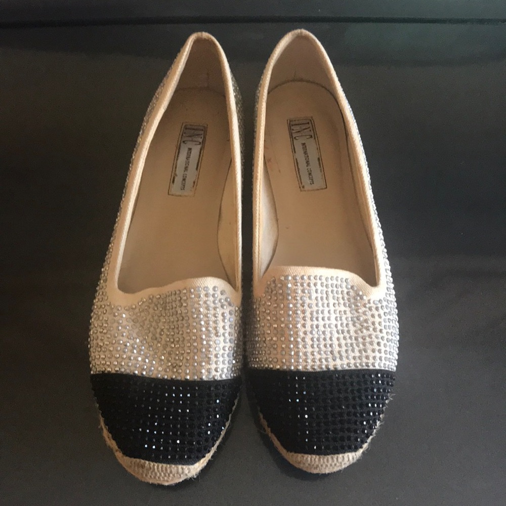 INC sequin flats